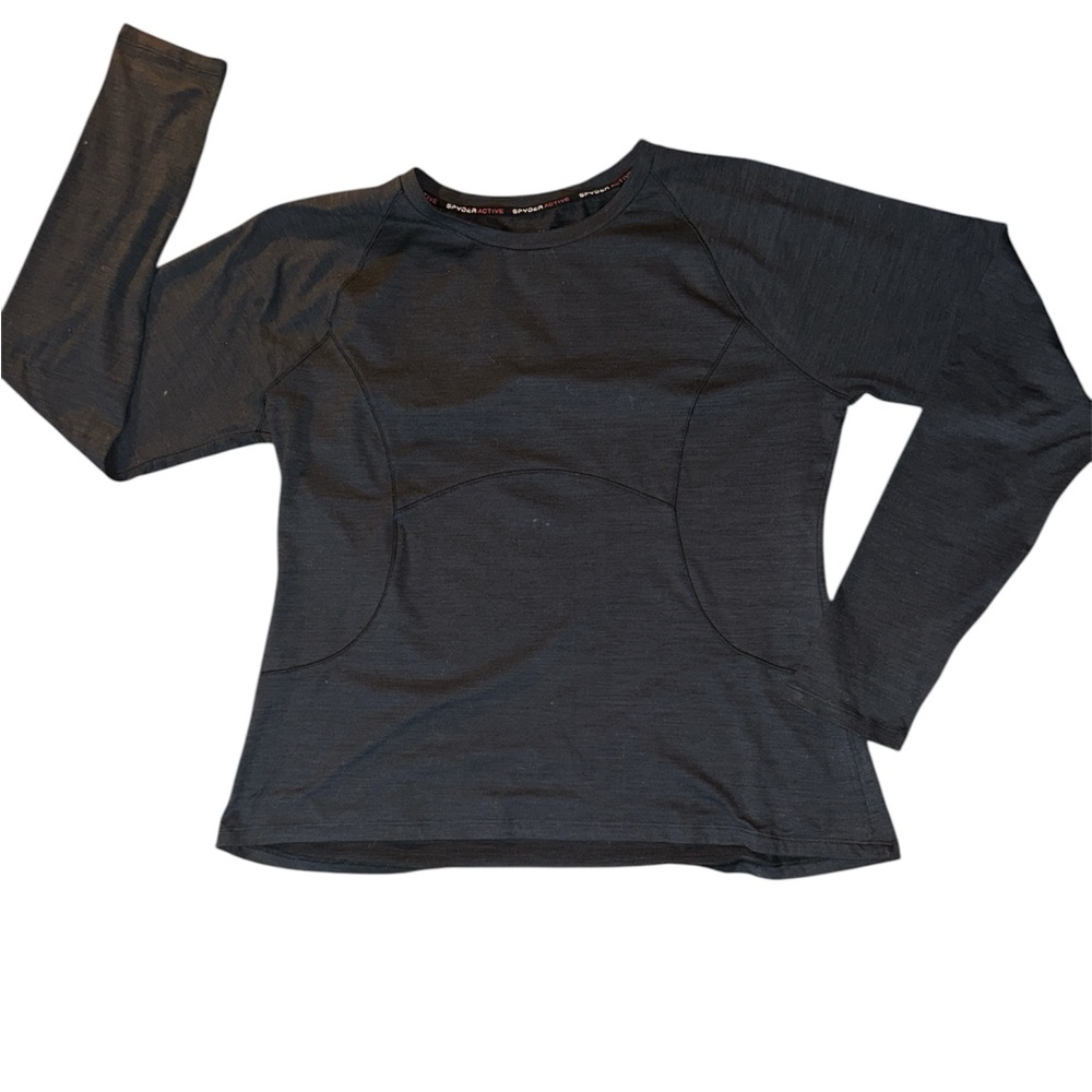 SPIDER ACTIVE Gray Long Sleeve T-Shirt Women’s XL